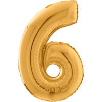Giant Gold 6 balloon