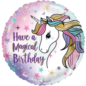 Magical Unicorn Birthday Balloon in a Box