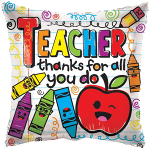 18" Thanks for All You Do Teacher Balloon in a Box