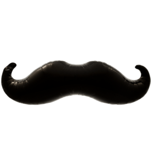 Dapper Mustache Balloon in a Box