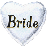 Bride Elegant Heart balloon