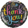 Chalkboard Colourful Thank You Balloon in a Box Small Image