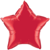 Ruby Red Star Foil Balloon Balloon in a Box Small Image