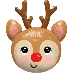 Red-Nosed Reindeer Balloon in a Box