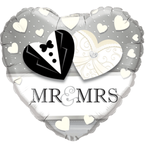 Elegant Wedding Foil Balloon Balloon in a Box