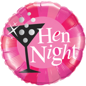 Pink Hen Night Cocktails Balloon in a Box