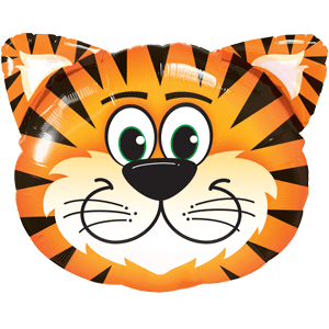 30" Zoo Friends Tiger Balloon in a Box
