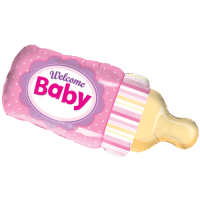 Welcome Baby Bottle balloon