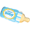 Welcome Baby Bottle Balloon in a Box Small Image