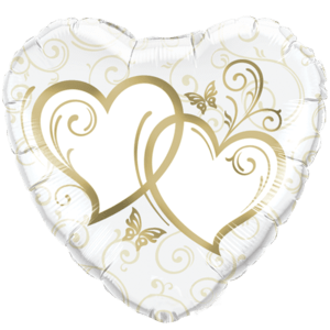 36" Mega Entwined Hearts Balloon in a Box
