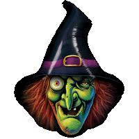 Evil Wicked Witch balloon