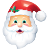 Happy Santa Balloon in a Box Small Image