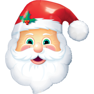 Happy Santa Balloon in a Box