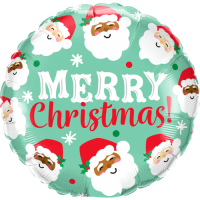 Ho Ho Ho Christmas Santas balloon