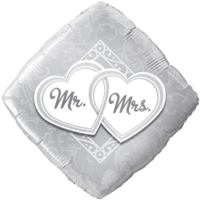 Mr & Mrs Entwined balloon