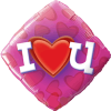I Heart You Modern Text Balloon in a Box Small Image