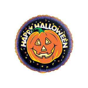 Friendly Pumpkin Halloween Balloon in a Box