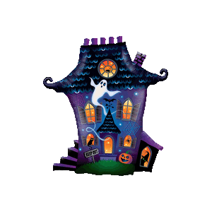 Ghostly Haunted House Balloon in a Box