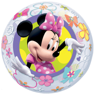 Floral Minnie Mouse Bubble Balloon in a Box
