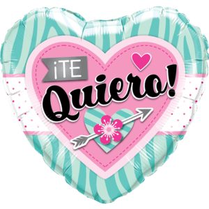 18" Te Quiero Heart Balloon in a Box