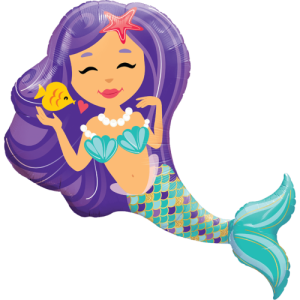 Mermaid Balloon in a Box