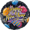 Three Balloons Happy New Year Balloon in a Box Small Image